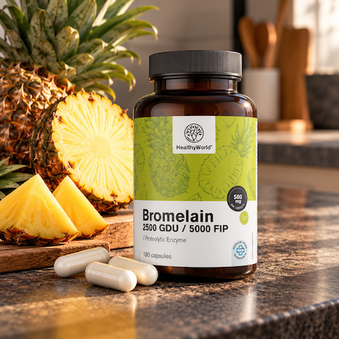 HealthyWorld Bromelain Kapseln 500 mg