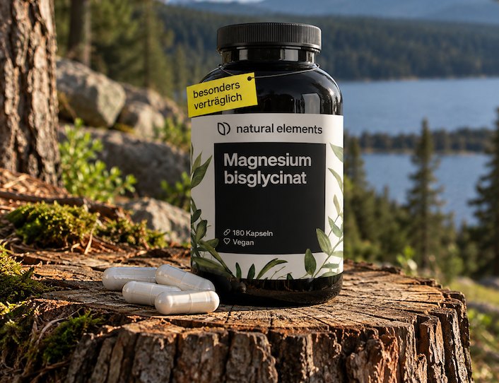 natural elements Magnesium Bisglycinat Kapseln