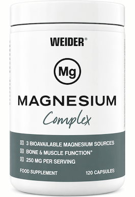 Weider Magnesium Complex Abbild Tabelle
